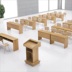 Bàn đào tạo nội thất văn phòng sinh viên bàn đôi và ghế trường bàn ba đào tạo bàn tư vấn nền tảng - Nội thất giảng dạy tại trường Nội thất giảng dạy tại trường