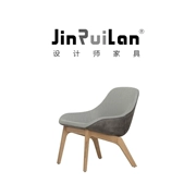 JinRuiLan thiết kế nội thất phong cách hiện đại morph phòng chờ ghế bành ngắn văn phòng bán hàng