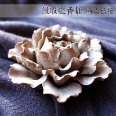Благовоние 清仓特卖福利 微瑕疵纯手工莲花香插香座 适合茶室咖啡屋酒店软装 Xiong Zhao