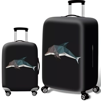 Черный дно дельфин L