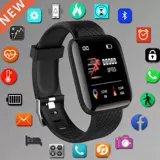 Smart Sport Watch Men смотрит цифровые светодиодные электронные запястья w