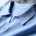 Noida mùa hè-pin jacquard cotton knit kinh doanh bình thường burst đẹp trai chic ve áo ngắn tay T-Shirt nam M127 Áo phông ngắn