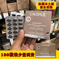 Французский каудали -отели виноградный штифт Heritol Capsules 30 кадров из 180 фильмов против Anti -Agelica
