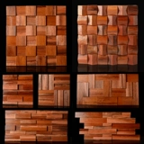 Черный ореховый орех -Количество сплошной троянской фона фона окраска стены видео комната видео -комната KTV Акустический звуковой диффузионный доска