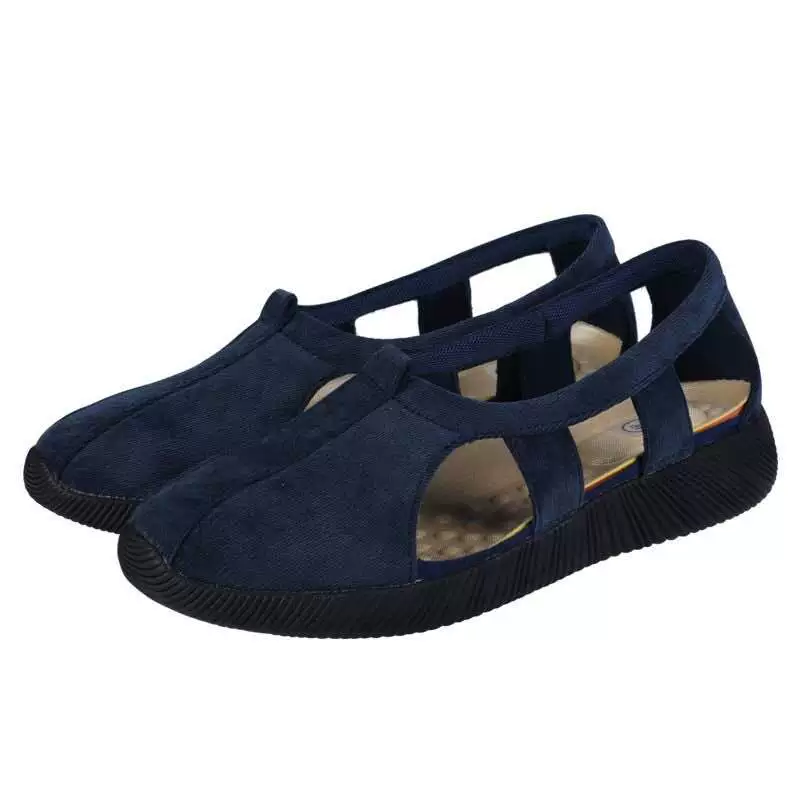 Giày tu sĩ Ciyuan dép mới giặt vải lưới bề mặt mềm mại và thoáng khí nhẹ cư trú mùa hè Giày Lohan YL01 - Sandal