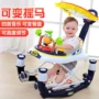Xe tập đi cho bé đa chức năng 6 7-18 tháng đẩy từng bước có thể ngồi bé trai xe đẩy ngồi cho bé