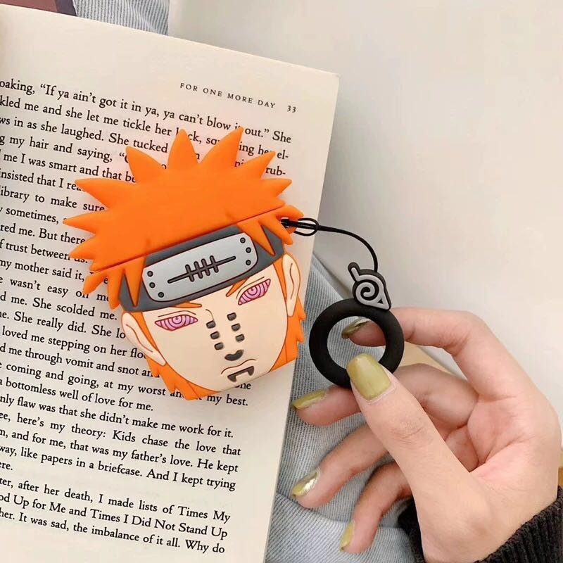 Airpods 1 / 2comic Naruto airpods2 smart cover Naruto apply Apple wireless Bluetooth Earphone case pro3 silica gel