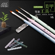 Nhật bản Acrylic Trong Suốt Chủ Bút Bạch Kim Kẹo Màu Làm Móng Pen Lưu Trữ Giá Công Cụ Nailware Mùa Thu Mới