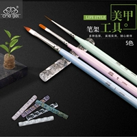 Nhật bản Acrylic Trong Suốt Chủ Bút Bạch Kim Kẹo Màu Làm Móng Pen Lưu Trữ Giá Công Cụ Nailware Mùa Thu Mới đồ làm móng