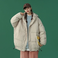 Зимняя куртка, брендовый пуховик для школьников, коллекция 2022, оверсайз, в корейском стиле, увеличенная толщина