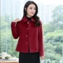 Mùa xuân 2019 mới của phụ nữ phiên bản Hàn Quốc của áo khoác len Slim ngắn Nizi - Áo khoác ngắn áo khoác nữ mùa đông