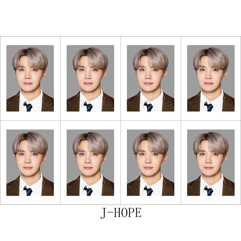 J-HOPEBulletproof Youth League FESTA8THANNIVERSARY8  periphery Same One inch ID Photo