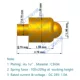 Đầu nối chân cắm lò xo pogopin hút từ với ăng ten lỗ vít đầu dò kiểm tra ống sạc kim pin kim