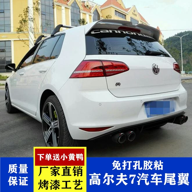 Thích hợp cho cánh sau 14-17 của Volkswagen Golf 7, cánh sau Polo polo, cánh sau sơn sửa đổi Đài Loan - Sopida trên