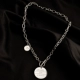 N190 Круглый бренд ожерелье серебряного ожерелья