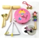 Розовые музыкальные инструменты, комплект, 7 шт