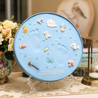 Синяя коробка+синяя грязь+золотая краска+бутылка для шин+пылевой крышку