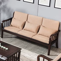 Bắc Âu khép kín đôi hình chữ U sofa ba đơn giản kép sử dụng lắp ráp Phật Sơn căn hộ nhỏ mùa đông và mùa hè 123 sofa mây