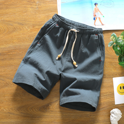 B Dark Green [Single Piece]summer motion shorts male ultrathin paragraph Ice silk 5 points leisure time easy work clothes Capris Quick drying sandy beach trousers tide