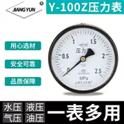 Đồng hồ đo áp suất tiêu chuẩn Thượng Hải Y-100Z