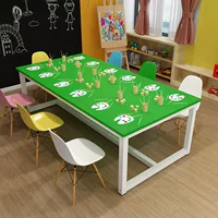 Bàn học sinh học đoàn sinh viên 1,2 mét vẽ tranh tiểu học bàn nghệ thuật bàn nhỏ bàn nâng cao nội thất phòng ngủ - Nội thất giảng dạy tại trường ban học
