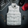 Mùa thu và mùa đông sọc vest nam thanh niên vest vest phiên bản Hàn Quốc đẹp trai xuống cotton ấm vest vest áo gile nam