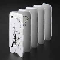 Серебряный четырехсезонный ветрозащитный щиток (9 шт.)