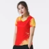 Cầu lông quần áo nam ngắn tay áo T-shirt quần short mùa hè ván bóng bàn chuyên nghiệp quần áo khô nhanh quần áo thể thao phù hợp với mô hình phụ nữ quần áo tập gym nữ nike chính hãng Trang phục thể thao