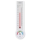 Nhiệt kế và máy đo độ ẩm Deli trong nhà và ngoài trời nhiệt kế gia dụng hiệu thuốc treo tường nhiệt độ phòng trẻ em nhà kính treo tường chính xác