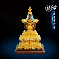 Huibao Pure Tongse Тибетский буддийский дом Буддийский храм Будда перед буддийским храмом Буддизма 7 -Инд Бодхи Тауэр Сейко