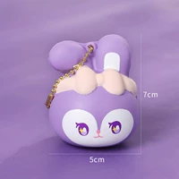 Purple Star Rabbit Медленная ставка (маленькая пряжка с ключом)