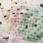 Nhật Bản dễ thương gấu Nhật Bản trung bình tốt lưới phân loại lưu trữ túi du lịch quần áo phân loại túi thiết kế giặt túi giặt - Hệ thống giá giặt