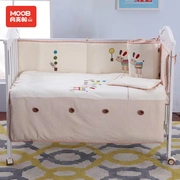Giường trẻ em bao quanh flannel dày bảy bộ giường cho trẻ sơ sinh sản phẩm giường có thể tháo rời mùa thu và mùa đông bé - Giường trẻ em / giường em bé / Ghế ăn