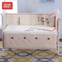 Giường trẻ em bao quanh flannel dày bảy bộ giường cho trẻ sơ sinh sản phẩm giường có thể tháo rời mùa thu và mùa đông bé - Giường trẻ em / giường em bé / Ghế ăn cũi tre cho bé