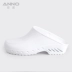 Giày y tế ANNO, chịu nhiệt độ cao, chống thấm axit và kiềm, giày và dép làm việc trong phòng thí nghiệm chống tĩnh điện dép đi trong spa 