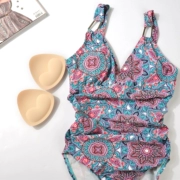 Đệm ngực bơi với áo ngực thoáng khí bikini áo ngực áo ngực chèn ngực đầy đủ