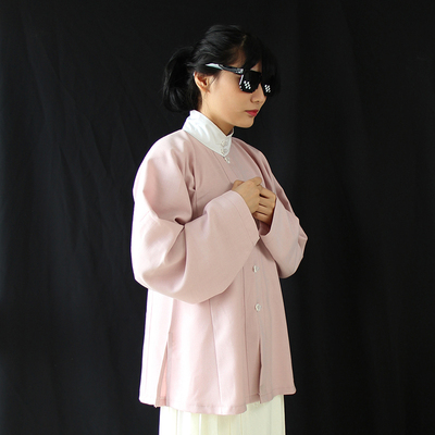 你的汉服哪儿买的竖领对襟短衫多色日常百搭舒适女上衣现货包邮