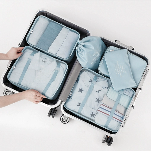 Сумка для хранения для путешествий, нижнее белье, сумка-органайзер, портативный чемодан, водонепроницаемая тара, комплект