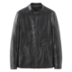 Áo thun thể thao mùa thu đông 2019 cổ áo mới màu đen cộng với chất liệu da nhung trẻ trung giản dị dành cho nam xe máy - Quần áo lông thú