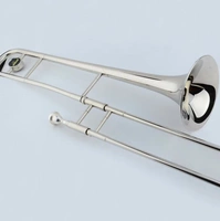 Jinbao Alto trombone nhạc cụ người mới bắt đầu b điều chỉnh ống kéo nhạc cụ bằng đồng sơn vàng trombone mạ bạc - Nhạc cụ phương Tây kèn trumpet