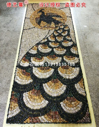 Yuhua Stone Pinsea \ Flute Matsus puzzle \ mosaic net подушка сад каменный камень массаж Dingding