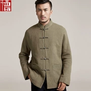 Dalu Pure cotton Kiểu Trung Quốc dài ngang vai Tang nam áo dày phần trung thu mùa đông và trang phục dân tộc