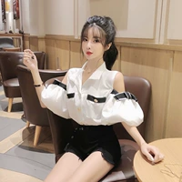 Летняя модная дизайнерская приталенная рубашка, 2020, популярно в интернете, тренд сезона, оверсайз