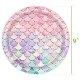 Pink Fish Scales 9 -INCH DISK*16