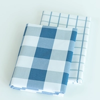 Синяя цветная хлопковая ткань, подушка, диван, «сделай сам», увеличенная толщина, японские и корейские