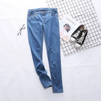 Quần skinny cotton nữ mùa thu mới thấp eo thon quần jeans chân quần legging quần B8A400 quần áo nữ mùa hè đẹp