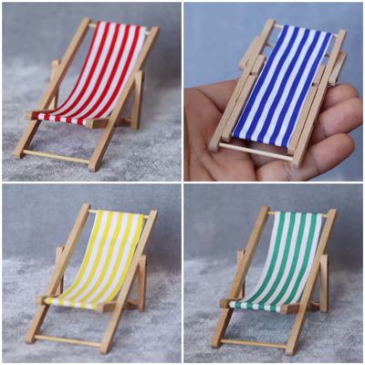 taobao agent [12 -point beach chair] 12 points BJD lounge chair OB11 baby with camera props baby house mini leisure chair