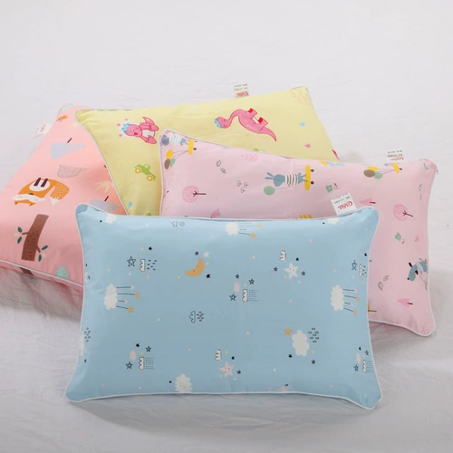 Детская хлопковая подушка для детского сада для сна, наволочка, 3-6 лет