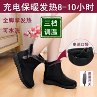 Машелая теплая обувная штекер -в нагревании обуви женские ботинки зарядка может взять хлопковые туфли теплые туфли офис. Снежные ботинки.