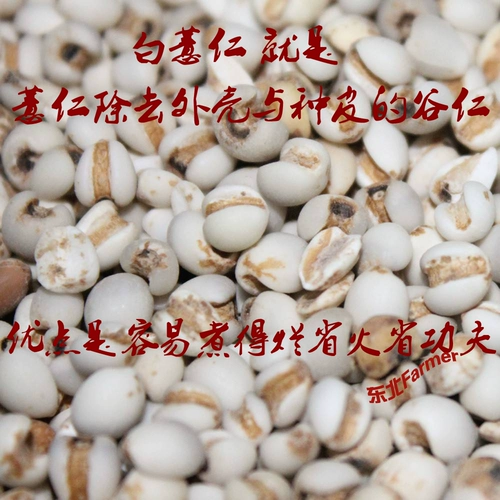 Dabai Coix Seed Rice Rice Northeast Banner Institute Universe 1 Catties 1 Catties не является Guizhou Siaosi Rice, производимым зерном